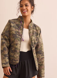 Camo Muse Quilted Jacket - TULLABEE