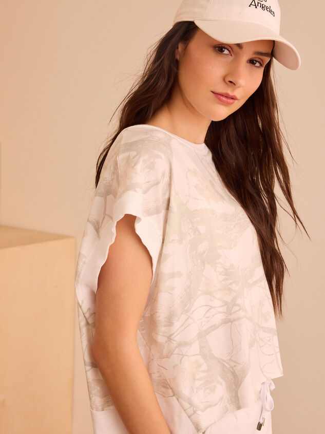 Fresh Air Camo Circle Back Tee Detail 4 - TULLABEE