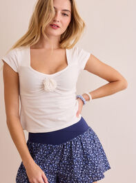 Rose Bloom Top Detail 2 - TULLABEE