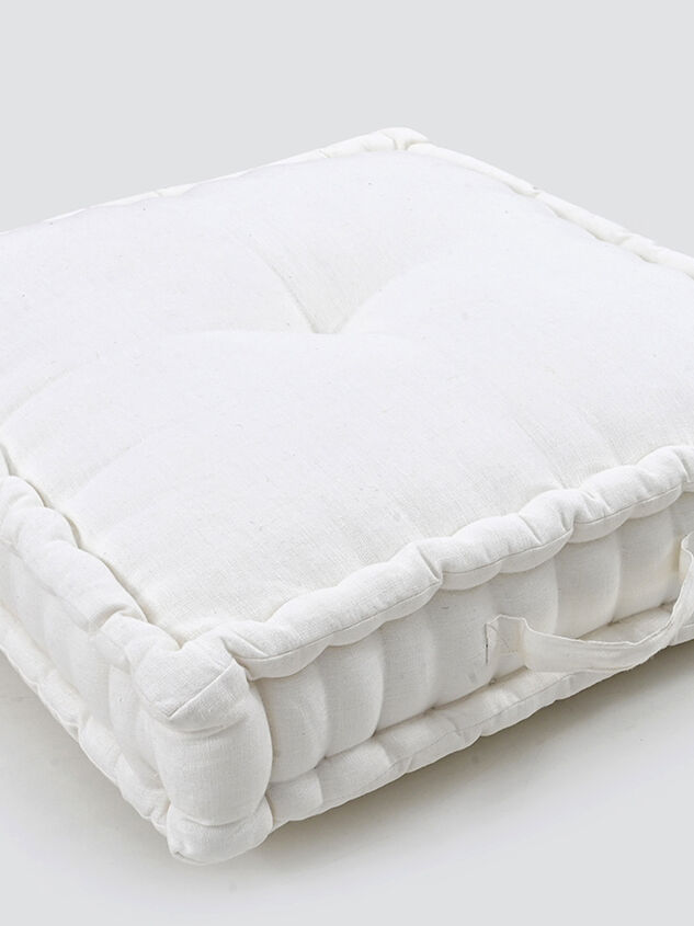 Angelique Floor Cushion Detail 3 - TULLABEE
