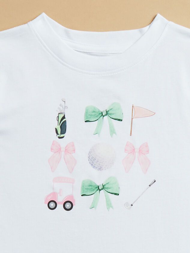 Golf Girl Coquette Tee Detail 2 - TULLABEE