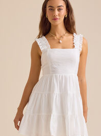 Kira Tiered Mini Dress Detail 2 - TULLABEE