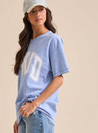 WWJD Oversized Graphic Tee Detail 3 - TULLABEE