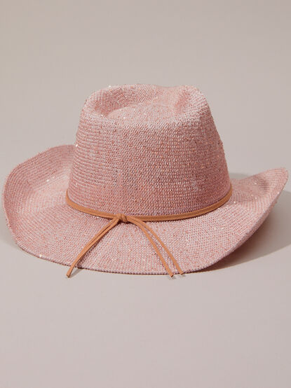 Harper Sequin Cowboy Hat - TULLABEE
