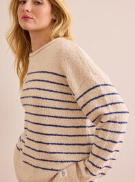 Mindful Escape Oversized Striped Sweater - TULLABEE