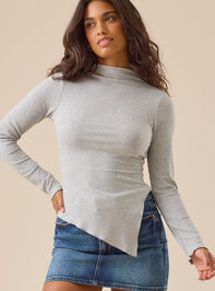 Eloise Mock Neck Top - TULLABEE