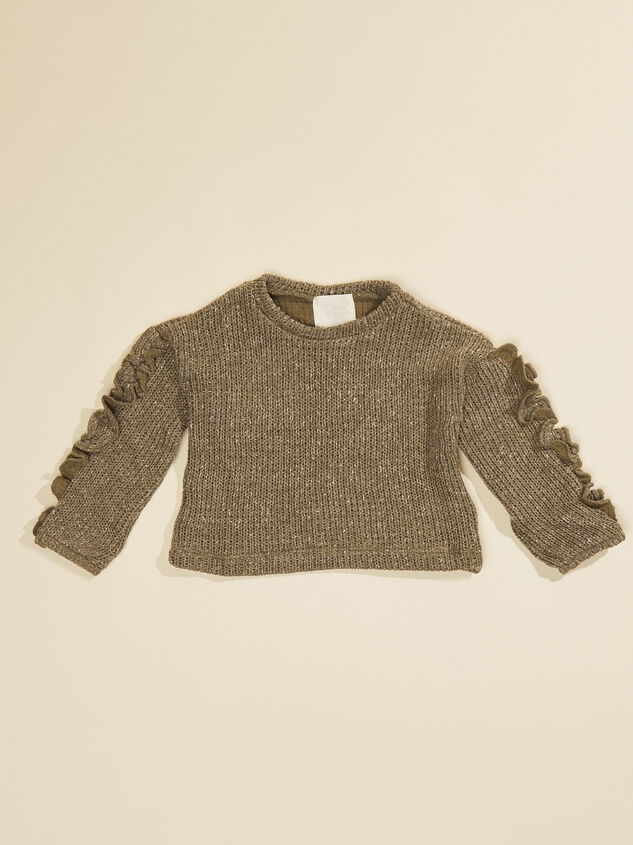 Jess Ruffle Sleeve Sweater by Vignette - TULLABEE