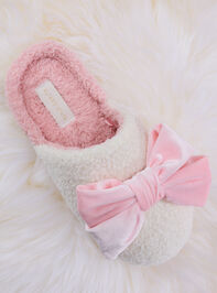 Valerie Bow Slipper Detail 3 - TULLABEE