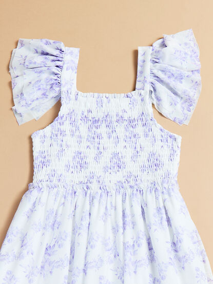 Mariella Lilac Mesh Dress - TULLABEE