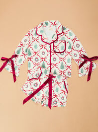 The Holiday Trim Mama PJ Set Detail 2 - TULLABEE