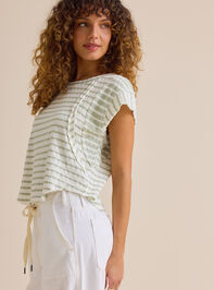 Royel Striped Tee Detail 4 - TULLABEE