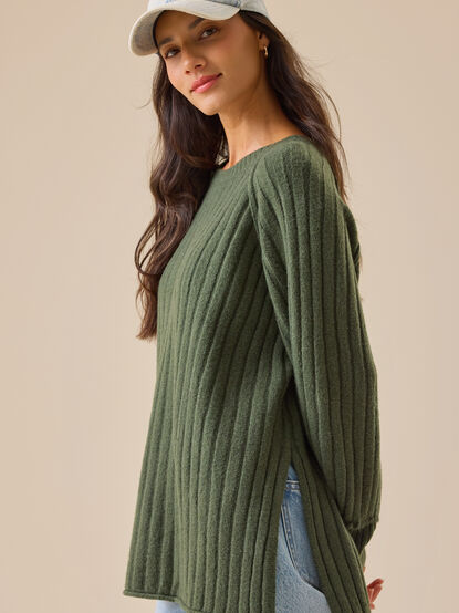 Gabby Ribbed Sweater - TULLABEE