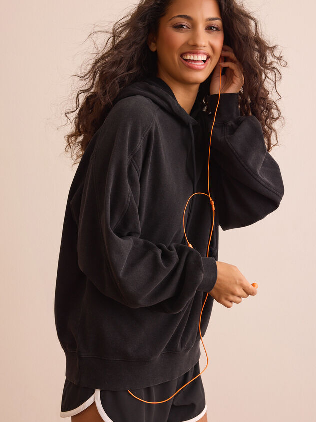 Daily Tempo Oversized Hoodie Detail 3 - TULLABEE