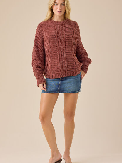 Julianna Cozy Draped Sweater - TULLABEE