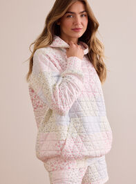 Move Free Patchwork Hoodie Detail 4 - TULLABEE