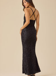 Tangie Floral Maxi Dress Detail 3 - TULLABEE