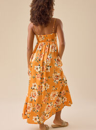 Kismet Floral Maxi Dress Detail 6 - TULLABEE