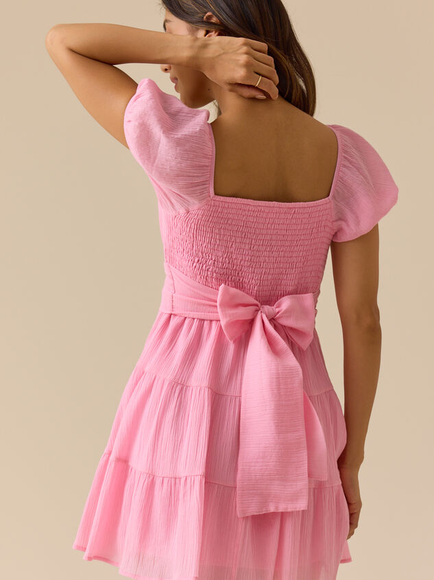 Tiff Mini Dress Detail 4 - TULLABEE