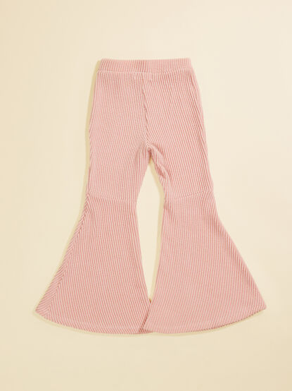 Britney Toddler Ribbed Flares - TULLABEE