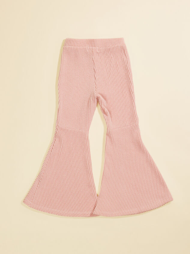 Britney Toddler Ribbed Flares Detail 2 - TULLABEE