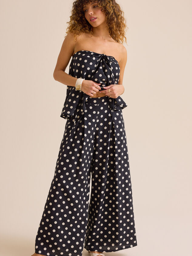 Veda Polka Dot Trouser Pants - TULLABEE