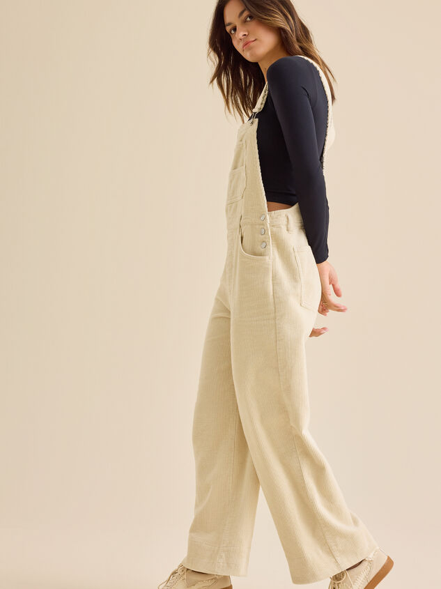 Danielle Corduroy Overalls Detail 7 - TULLABEE