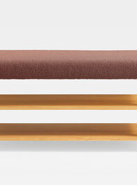 Hudson Upholstered & Wood Storage Bench Detail 3 - TULLABEE