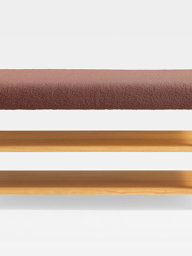 Hudson Upholstered & Wood Storage Bench Detail 3 - TULLABEE