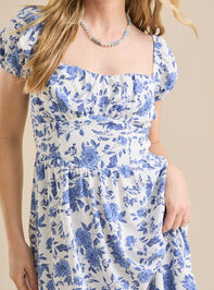 Natalie Floral Maxi Dress Detail 3 - TULLABEE