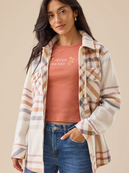 Cole Fleece Shacket - TULLABEE