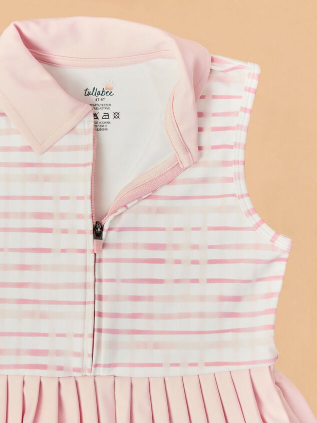 Eva Plaid Polo Dress Detail 3 - TULLABEE