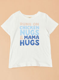 Chicken Nugs & Mama Hugs Tee Detail 2 - TULLABEE