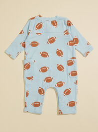 Football Jumpsuit Detail 2 - TULLABEE