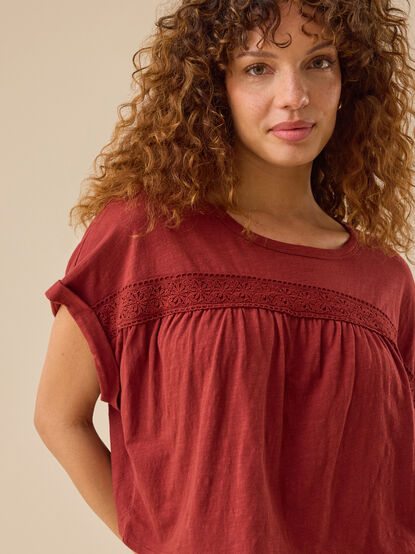 Amelia Crochet Top - TULLABEE