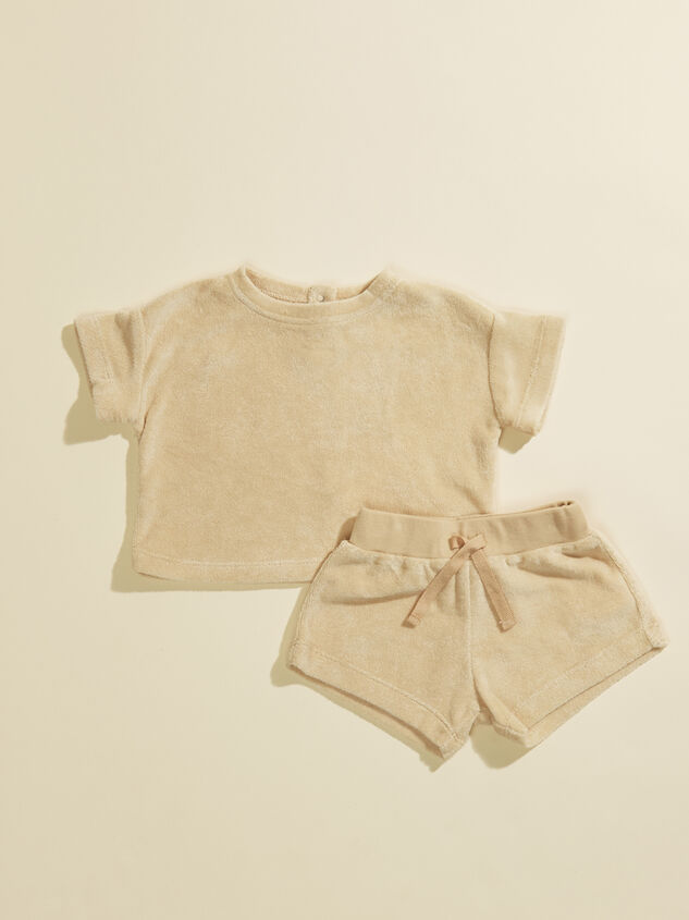 Terry Tee and Shorts Set by Quincy Mae - TULLABEE