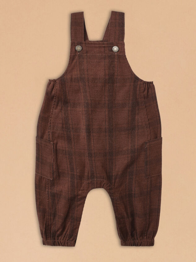 Lawson Plaid Corduroy Overalls by Rylee + Cru - TULLABEE