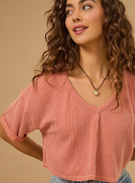 Alessia Ribbed Top - TULLABEE