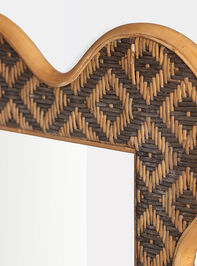 Calia Rattan Mirror Detail 2 - TULLABEE