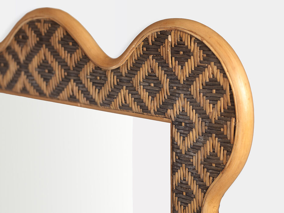 Calia Rattan Mirror - TULLABEE - 