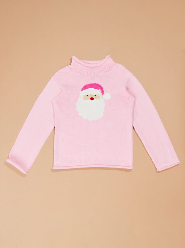 Santa Rollneck Sweater by Mudpie Detail 2 - TULLABEE