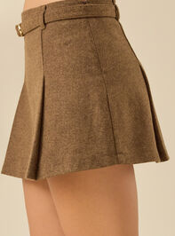 Belle Belted Mini Skirt Detail 5 - TULLABEE