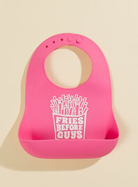 Fries Before Guys Silicone Bib - TULLABEE