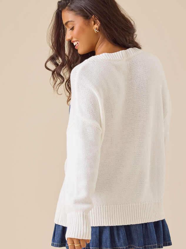 Great Britain Knit Sweater Detail 4 - TULLABEE