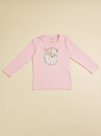 Santa Graphic Tee Detail 2 - TULLABEE