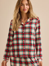 Harley Holiday Parent Pajama Set Detail 3 - TULLABEE