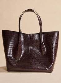 Caitlin Croc Tote - TULLABEE