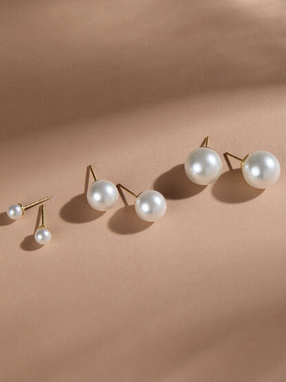 Pearl Studs 3 Pack - TULLABEE