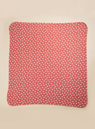 Daisy Dot Swaddle Detail 2 - TULLABEE