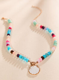Shell Colorful Bead Necklace - TULLABEE