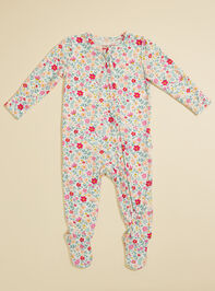Phoebe Floral Ruffle Footie - TULLABEE
